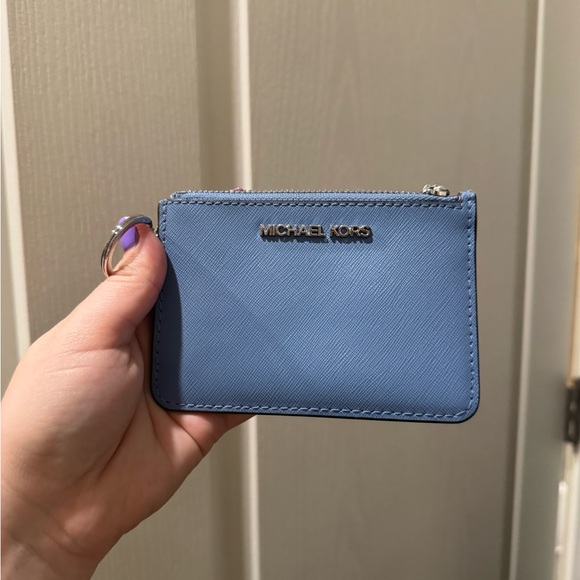 Michael Kors Blue Card Holder - Picture 2 of 2